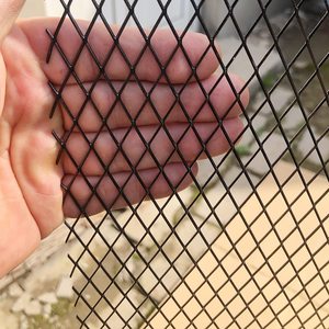 Lembaran Logam Berlubang Pola Berlian Langsung dari Pabrik, Kawat Baja Tahan Karat, Anyaman Polos, Perforasi, Pembengkokan, Pengelasan, Pemotongan - Product Image 2