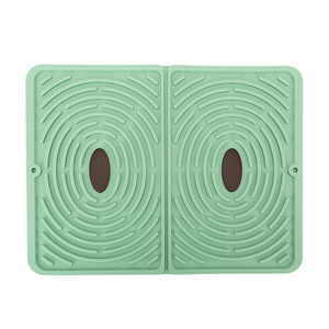 Tapete de Silicona de Grado Alimenticio para Secar Platos con Canales Ranurados, Resistente al Calor y Antideslizante, Logotipo Personalizado OEM Disponible - Product Image 1