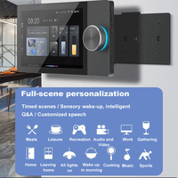 Panel táctil Toit Smart Home y controlador de puerta de enlace inteligente, interruptores para el hogar con pantalla de Control de Panel de pared Wifi para Alexa Google Home
