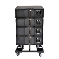 Système de haut-parleurs Line Array 12 ''à trois voies et studio étanche pour événements extérieurs sur scène