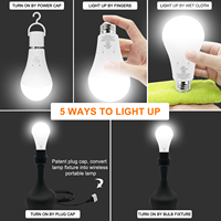 E27 B22 9w Éclairage rechargeable pour intérieur extérieur Lampe LED d'urgence Ampoule