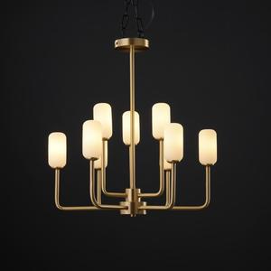 Lámpara Colgante Moderna LED con Forma de <span class=keywords><strong>Estambre</strong></span> de Flor, de Latón y Metal, para Techos Altos, Decoración de <span class=keywords><strong>Cristal</strong></span> para Habitaciones Medianas - Product Image 2