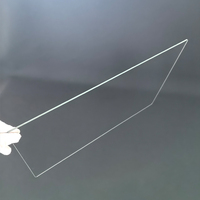 Verre trempé résistant à la chaleur pour porte de four 450-550 degrés Feuille de verre borosilicate haute résistance