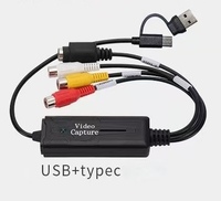 Convertidor USB Tipo-C AV a USB C, Tarjeta Capturadora de Video, Adaptador para Teléfono Móvil/PC