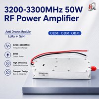 Module amplificateur de puissance RF 50W 3200-3300MHz LoRa GaN, module anti-drone haute puissance, module anti-FPV