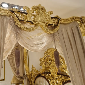 Schlafzimmer-Möbelset Luxus Kingsize-Bett Klassisches Luxuriöses Palaststil Schlafzimmer-Möbelset Queensize Massivholz-Bettgestell - Product Image 4