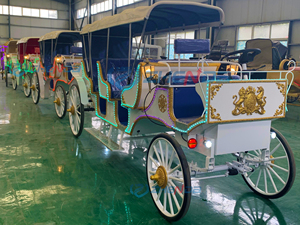 Carruaje Eléctrico Princesa Cenicienta de Zhenda China para Bodas Reales y Turismo, Capacidad para 6 Personas, Color Personalizable - Product Image 4