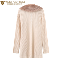 London Fog Manteau pull pour femme avec col en fausse fourrure