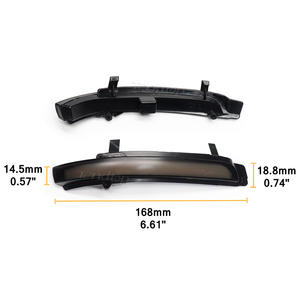 Luces de señal de giro dinámicas para espejo retrovisor LED para <span class=keywords><strong>Skoda</strong></span> <span class=keywords><strong>Octavia</strong></span> <span class=keywords><strong>1Z3</strong></span> 1Z5 Superb 3T4 3T5 09-14 lámparas de indicadores Secuenciales - Product Image 6