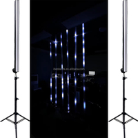 Lumière de fête RGB étanche IP65 : Lampe de table de scène LED contrôlée par DMX512 avec boîtier PC 24V