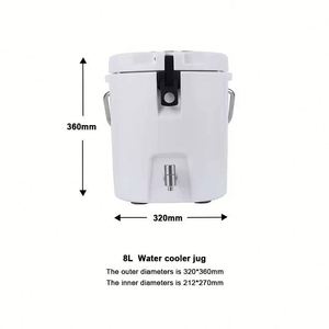 ราคาโรงงานโดยตรง กล่องเก็บความเย็นแบบพกพา 8QT LLDPE สำหรับใช้งานกลางแจ้ง ใส่อาหารได้ - Product Image 2