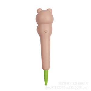 <b>Cute</b> Brown <b>Bear</b> Pen Cap PU Foam <b>Bear</b> Stationery Slow Rebound Stress Toy Gift - Product Image 3