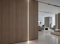 Profilé LED en aluminium, bande LED pour panneau mural, éclairage linéaire décoratif intérieur YBHQB-23