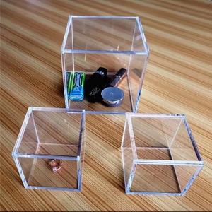Hộp Acrylic vuông với nắp trượt hộp acrylic với Hộp Quà Tặng bìa - Product Image 1