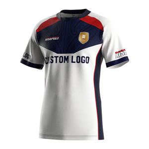 Camiseta Deportiva de Secado Rápido para Hombre, Cuello Redondo, Estilo Dry-Fit, Jersey Cosido, Camisetas de Rugby Polinesias - Product Image 1