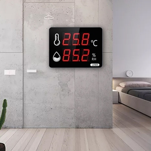 Thermomètre numérique et hygromètre d'ambiance avec écran LED, mesure de la température et de l'humidité pour la maison, modèle LX905C - Product Image 3