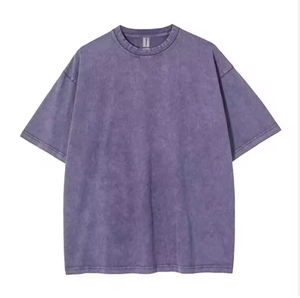 T-shirt pour homme en jersey 100% coton, coupe ample, imprimé sérigraphié avec motif lettres, respirant et écologique - Product Image 3
