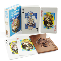 Cartes de jeu à boire personnalisées en papier écologique pour fêtes familiales et adultes - Double boîte pour