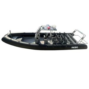Bateau pneumatique à double coque rigide en aluminium German Patrol 28,7 pieds RIB 860 Hypalon/PVC - Product Image 2