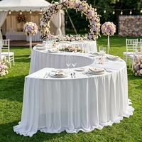 LEDA Vente en gros de supports de présentation en métal coloré en forme de S, ronds, pour la décoration de tables, de scènes, de mariages en plein air, de fêtes et d'événements