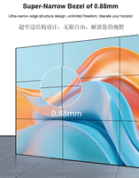Sistema de Video Wall LCD Comercial ZGS sin Bordes, Bisel de 1.8mm, Operación 24/7, Monitor de Pantalla para Bares Deportivos, Salas de Reuniones y Publicidad