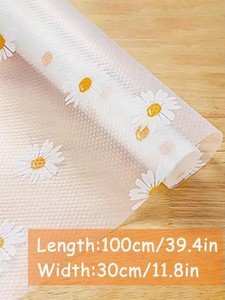 Daisy <b>Shelf</b> Liner for Kitchen Cabinets EVA Waterproof Fridge Pad Cupboard Mat Easy Placemats Non-Adhesive Drawer Liner - Product Image 5