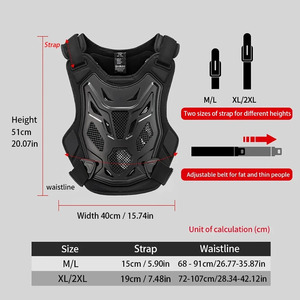 PE Shell toutes saisons <span class=keywords><strong>moto</strong></span> armure gilet poitrine dos Protection respirant vêtements <span class=keywords><strong>moto</strong></span> armure Anti-Collision veste - Product Image 3