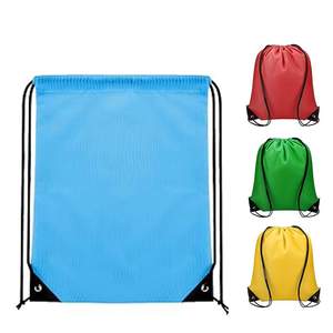Bolsa de Gimnasio Personalizada de Alta Calidad con Logotipo, Mochila Deportiva de Poliéster Impermeable para Fitness, Bolsa con Cordón para Empaque Promocional - Product Image 1