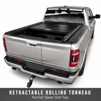 Couverture de benne de camion enroulable rigide en aluminium anti-pincement manuelle pour GMC Sierra 1500 6FT OEM ODM