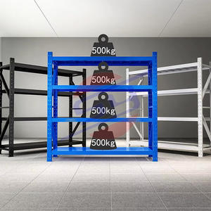 800 kg/couche supports réglables métal industriel acier stockage sans boulon étagères empilables système d'unité pour guerre Ehouse - Product Image 2