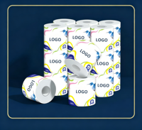 Groothandel 2-laags 3-laags 4-laags Wegwerp Toiletpapier van Maagdelijk Pulp, Spoelbaar, Sterk Absorberend, Zacht, Ecologisch Toiletpapier