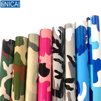 Vinilo Adhesivo Camuflaje NICAI sin Burbujas para Móviles y Motocicletas, Impresión ODM, Película de Vinilo Camuflaje para Envolver Coches