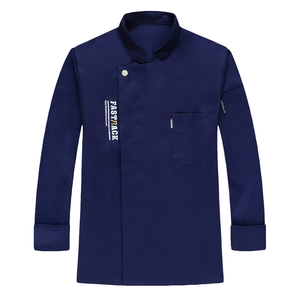 Camicia da Lavoro Unisex Personalizzata a Maniche Lunghe, Giacca da <span class=keywords><strong>Chef</strong></span> con Motivo, Uniforme per <span class=keywords><strong>Ristorante</strong></span> e Hotel, Polo da Cameriere e <span class=keywords><strong>Chef</strong></span> per Uomo e Donna - Product Image 4