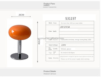 Lampe de table LED en forme de sucette, lampes en verre médiévales, salon, chambre à coucher, bureau, ambiance simple, rétro, lampe de bureau en verre, décoration de la maison