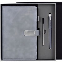 Vorrätiges Firmen-Notizbuch-Set A5 Magnetische Geschenkbox Meeting-Notizbuch-Set Herstellungsfabrik