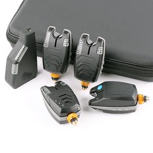 FA210 4 + 1 de Haute qualité de pêche à la <span class=keywords><strong>carpe</strong></span> de nuit sans fil alarme de morsure de pêche ensemble - Product Image 2