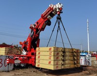 Grue à flèche articulée hydraulique robuste montée sur camion XSQ4000ZB6 + 2 (200 tonnes) Grue à flèche pliante