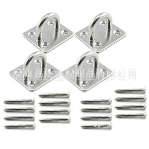 Stainless Steel Square Buckle 5mm 6mm 8mm Outdoor <b>Hammock</b> Swing Set Hardware Fixing Accessories - Product Image 3