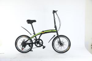Vélo <span class=keywords><strong>pliant</strong></span> de 20 pouces, 7 vitesses, cadre en acier à haute teneur en carbone, pliage facile, vélo portable pour adultes - Product Image 2