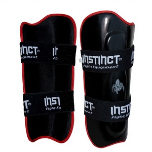 Protectores de Piernas de Cuero Genuino, Diseño Nuevo, Profesionales, Ligeros, para Kick Boxing, Muay Thai, Entrenamiento - Product Image 1