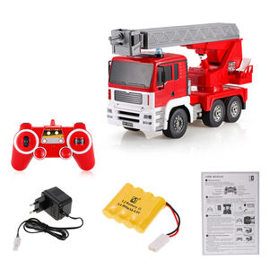 Camión de <span class=keywords><strong>Bomberos</strong></span> RC Double E E517-003 con Escalera Aérea, Escala 1/20, con Efectos de Sonido y Luz, Juguete de <span class=keywords><strong>Control</strong></span> Remoto para Niños - Product Image 4