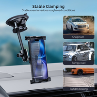 Supports de tablette de bureau 360 Rotation Heavy Duty Forte Ventouse Supports de téléphone portable Support universel de téléphone portable pour tableau de bord de voiture