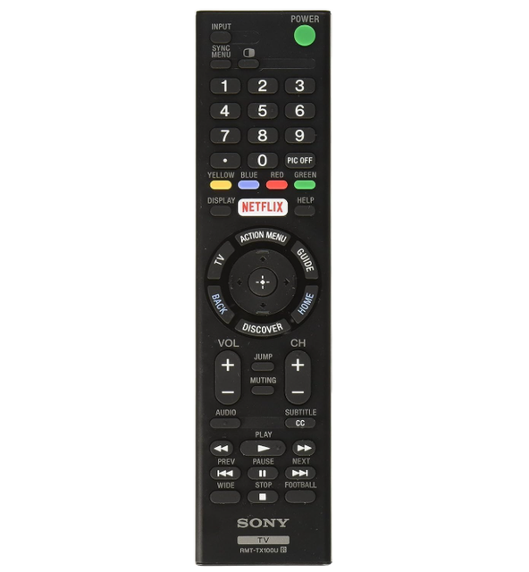Original LED Smart TV Remote Control Used for Sony RMT-TX100U