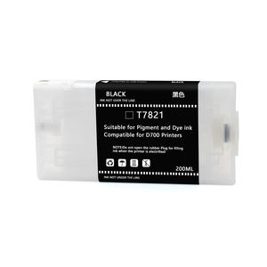Cartucho de Tinta Compatible T7821-T7826 para <span class=keywords><strong>Epson</strong></span> <span class=keywords><strong>SureLab</strong></span> <span class=keywords><strong>D700</strong></span>, Tinta Negra y Tinta de Colorante LC con Chip - Product Image 4