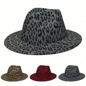 Sombreros Fedora Casuales para Niños con Estampado de Leopardo en Ambos Lados, Estilo Moderno y de Tendencia, Unisex - Product Image 3