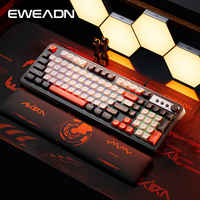 Claviers EWEADN G98 filaires, 98 touches, clavier à membrane filaire, éclairage arc-en-ciel avec touches ABS, tablette avec clavier