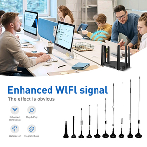 Mini <span class=keywords><strong>antena</strong></span> magnética para coche CB <span class=keywords><strong>Radio</strong></span> 7dBi Spring <span class=keywords><strong>Antena</strong></span> con polarización vertical - Product Image 4