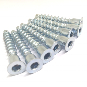 Vis de fixation pour meubles en acier au carbone à tête plate zinguée M7 - Product Image 6