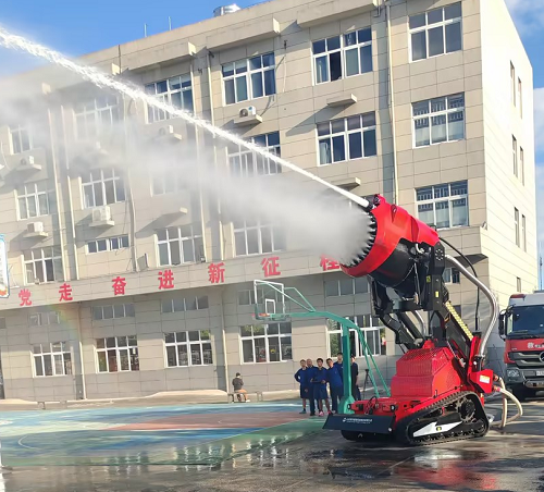 100000m³ /h Smoking Exhausting RC Tracked  Fire Fighting Robot diesel Driven  Robot Firefighting Robot RXR-YM100000D