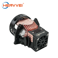 HENVEI Top 10 Liste des ventes: projecteur BILED, coupe double lampe, faisceau haut et bas 75W 6500K pour la mise à niveau des phares de voiture